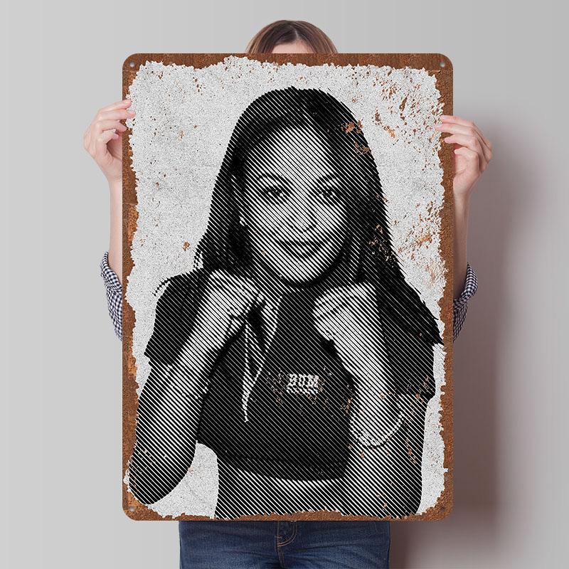 Laila Ali Boxer Metal Posters Custom Vintage Metal Signs Wall Art Retro Tin Plaque for Man Cave Wand Deko Home Decor House Room