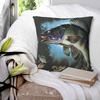 Vintage Fish Trout Pillow Cover Cartoon Fishes Cute Funny Pillow Case For Sofa Car Home Decor Cushion Cover SoftPillowcases Gift