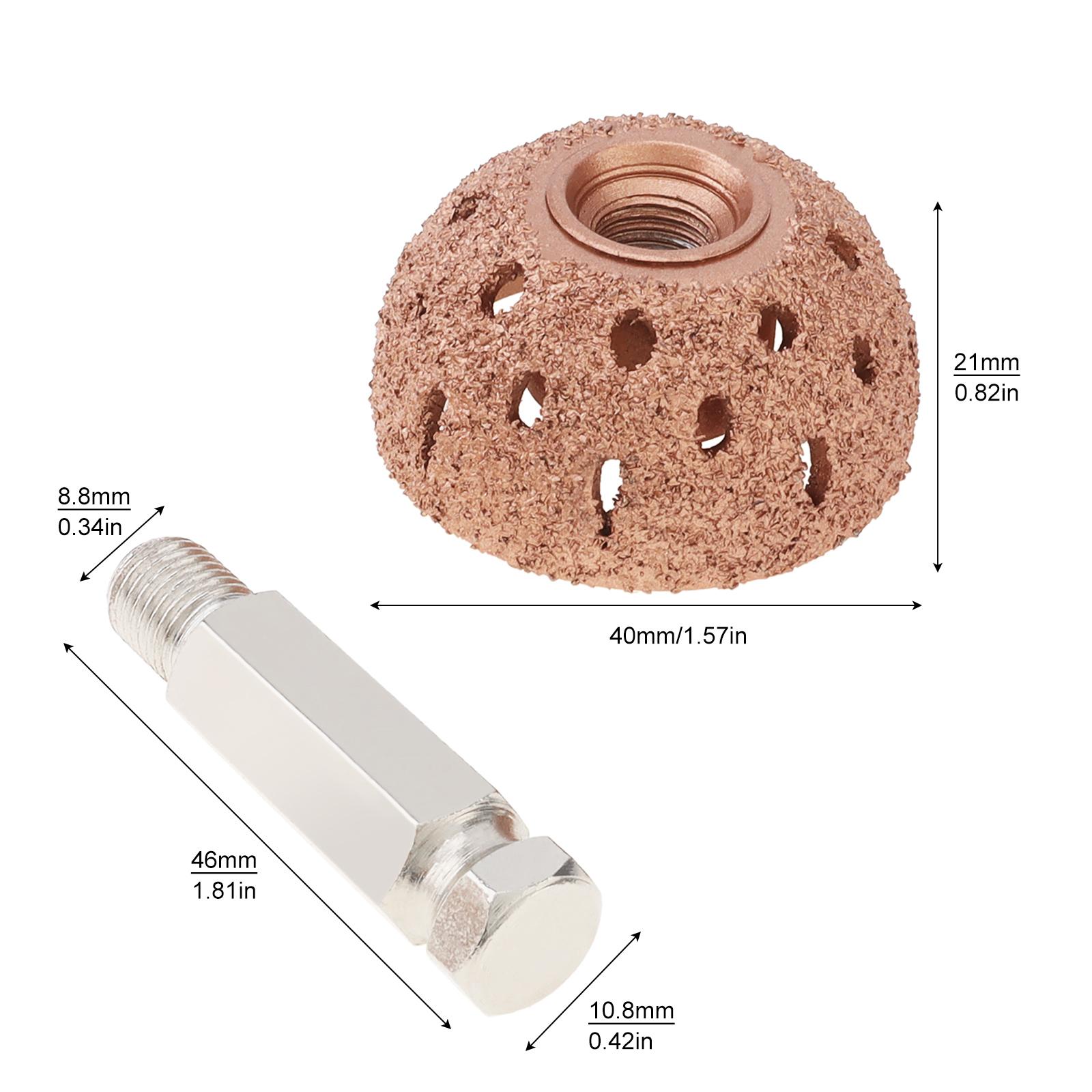 

1 шт. Автомобильный полировальный круг для ремонта шин, шлифовальная головка 25 мм-55 мм, вольфрамовая сталь, шлифовальная головка для ремонта шин, инструменты для автомобиля, мотоцикла, велосипеда 40mm with Hex Rod