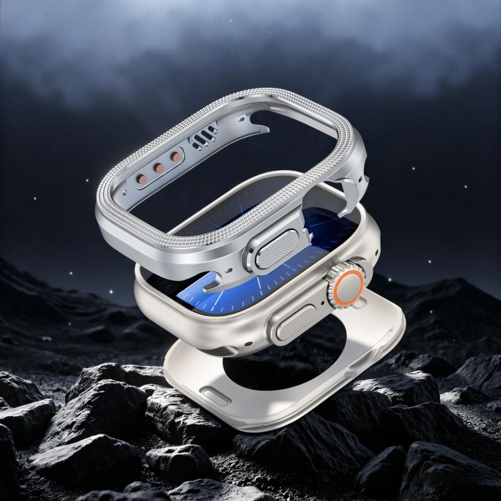 Luxury Alloy Case for Apple Watch Ultra 3 49mm Watchcase for Iwatch ULTRA 3 2 1 49MM Shell Hard Metal Bumper Protect Accessories