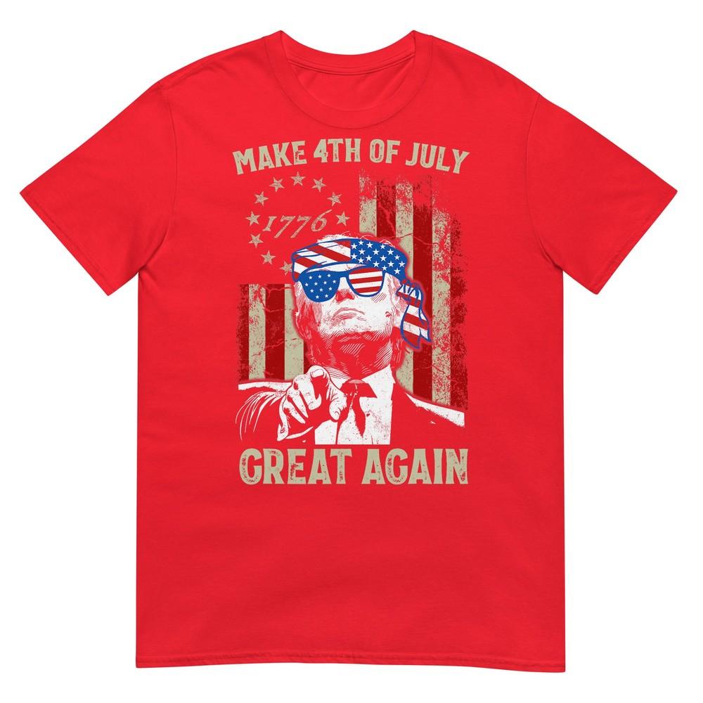 Make 4th Of July Great Again Trump Unisex Unisex TShirt S