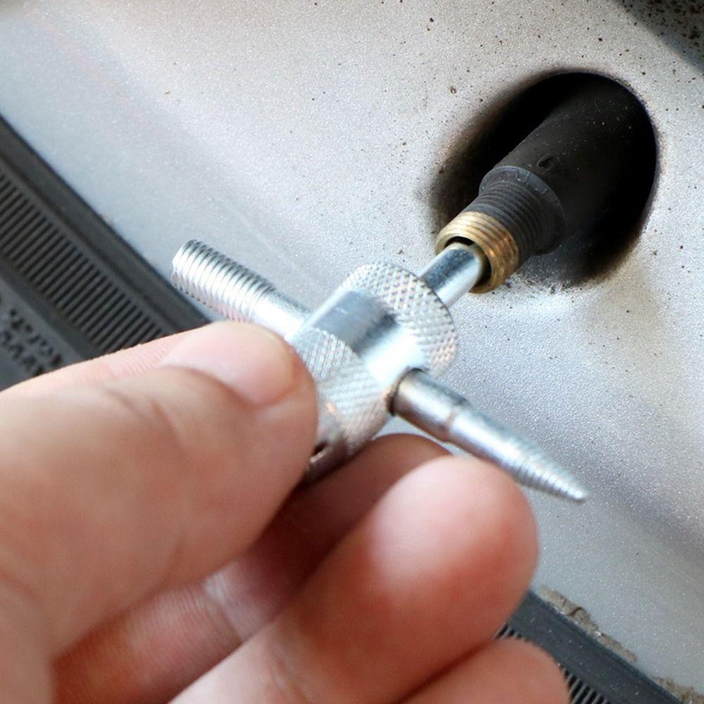 Installationswerkzeug Ventileinsatzschlüssel Reifen Schraubendreher Ventilschaft-Einsatzentferner Ventileinsatz-Entfernungswerkzeug