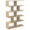 Wall Shelf Sonoma Oak 70 x 20 x 100 cm Engineered Wood