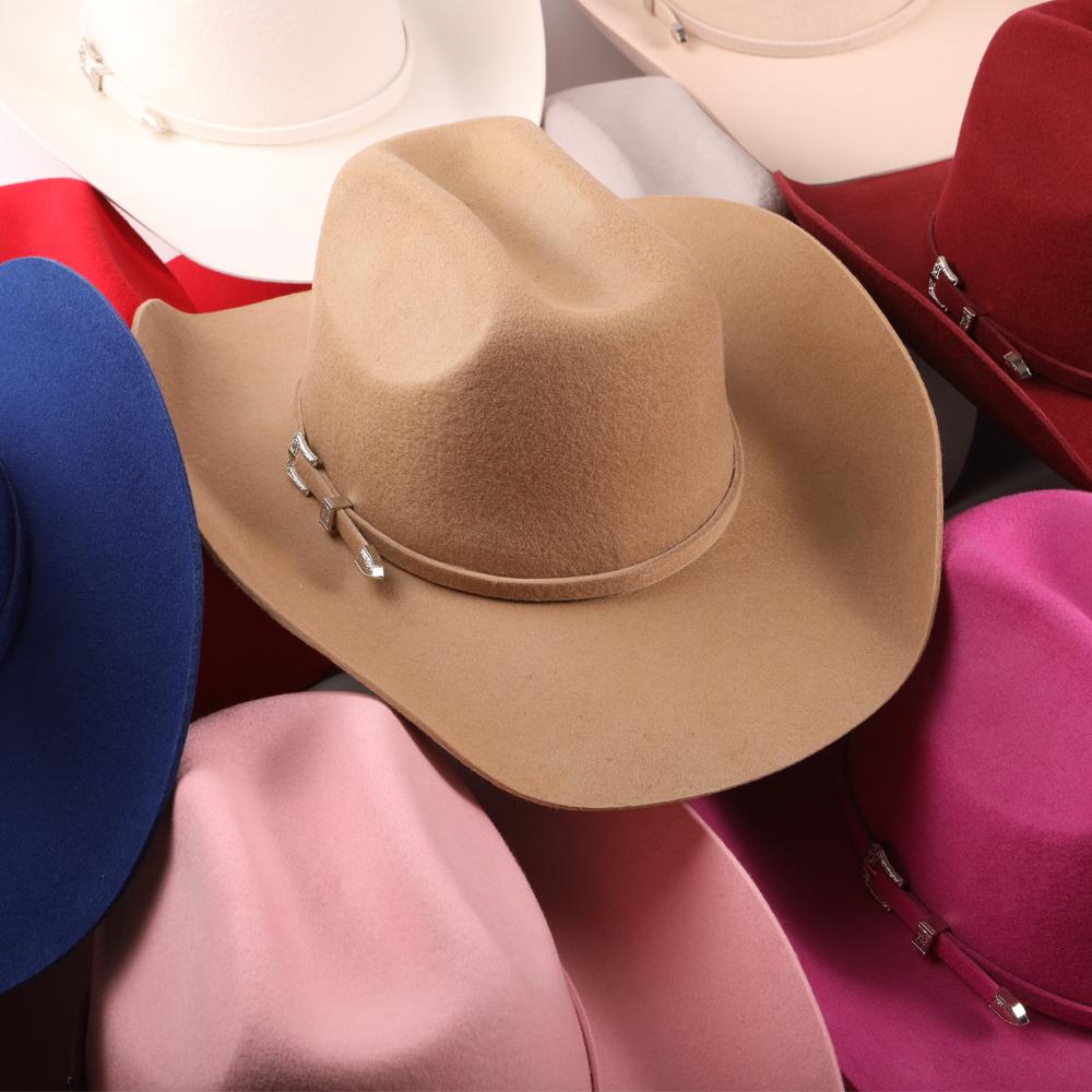 2026 Shinehats OEM Bunt Weiß Schwarz Großhandel Damen Hüte Individuell Wollfilz Westliche Sombreros Vaqueros Cowboy Fedora Hüte