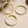 3 Pezzi Bracciale Vintage Boemo in Cloisonné per Donna Fiore Piccolo Smalto Placcato Oro Gioielli di Lusso Regali