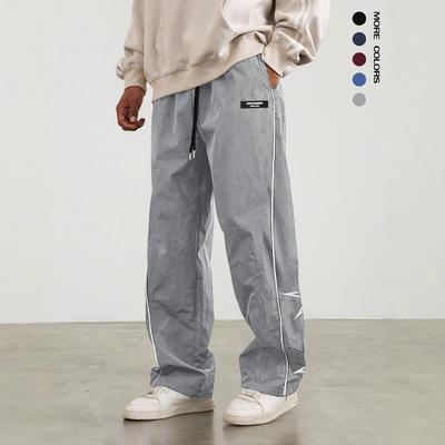 Freizeithose Herren neue Frühling und Sommer Retro bestickte gerade Hose 8