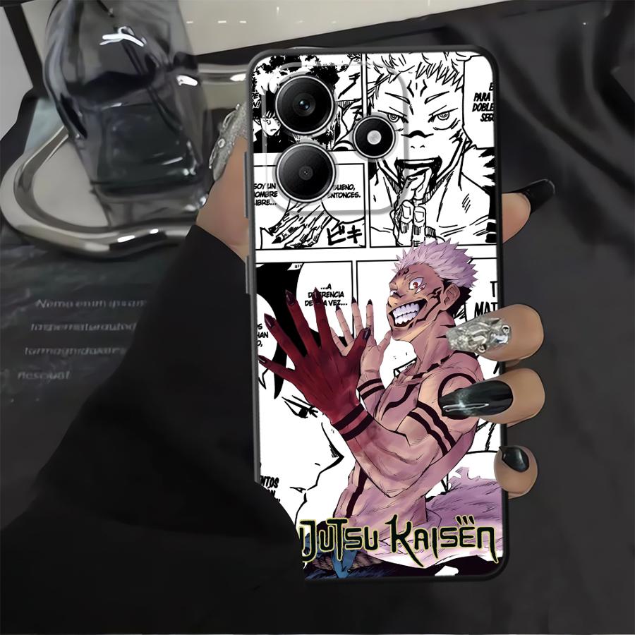 Anime  J-Jujutsu K-Kaisen Soft Back Phone Cover Case for Xiaomi Poco M3 M4 Pro C65 F3 F4 F5 M5 C50 C51 X3 X4 X5