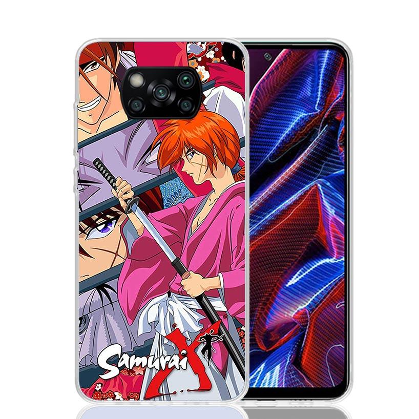 

Rurouni Kenshin Anime Phone Case For Xiaomi Poco F7 Ultra X7 X6 Pro X5 Redmi 15 15C 13 13C 12 12C 10 10A 10C 9 9A 9C 9T Shell Po Xiaomi Poco X5 Pro