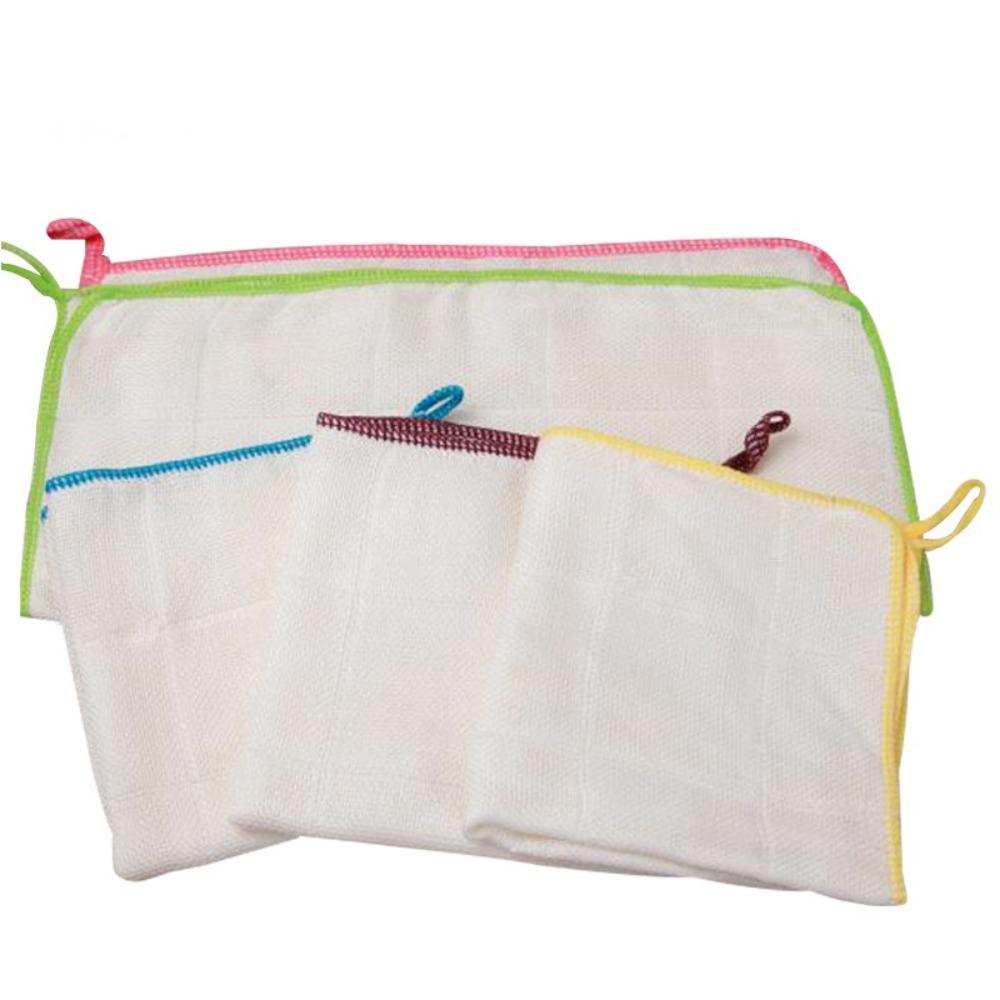 Household Cleaning Supplies Bamboo Fiber Dish Towel Easy To Clean Cleaning Cloth New Rag