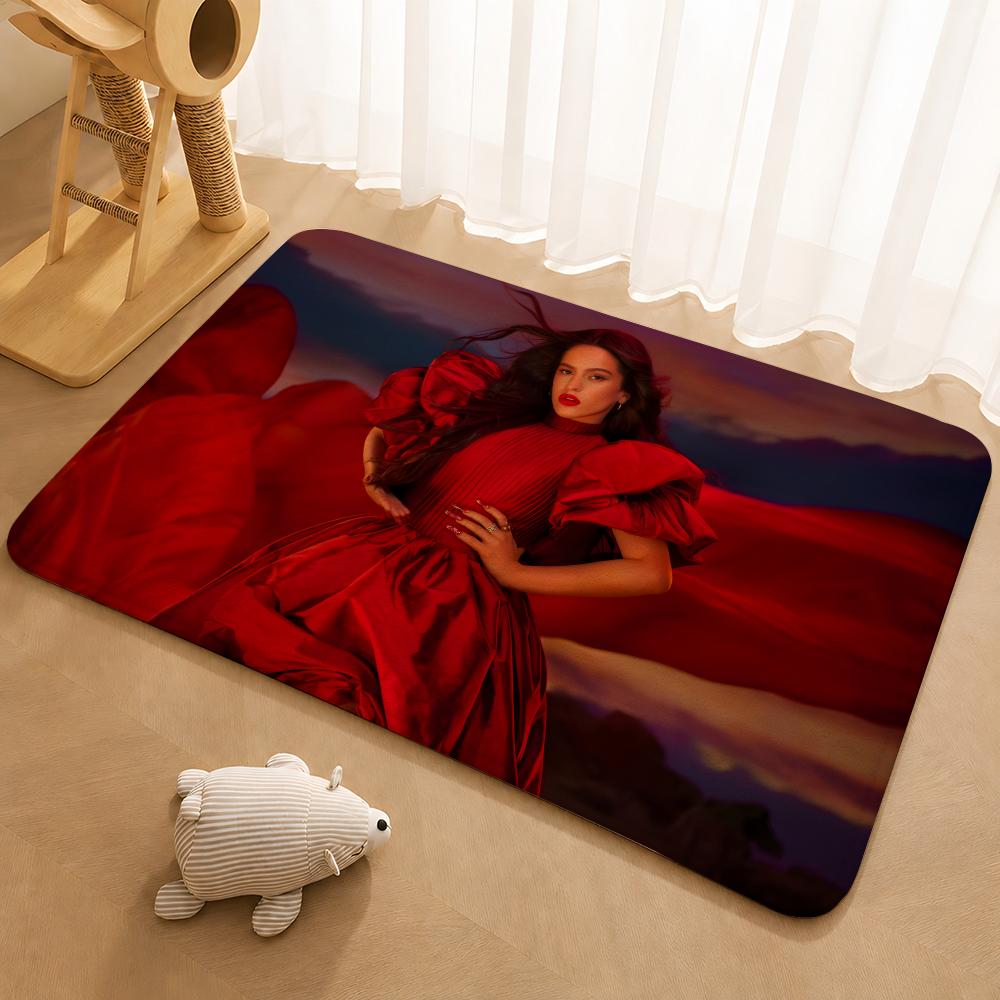 Singer Rosalia Motomami Floor Mat Floor Mat Soft Flannel Non-Slip Door  Rug for Living Room