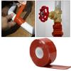Waterproof Tape Strong Stickiness PVC PPR Pipe Repairing Supplies 2.5cm Width Red/White