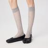 Ultra-thin Ruffle Two Toe Socks Mesh Calf Long Socks Soft Knee High Stockings  Streetwear