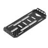 Aluminium Alloy Carbon   Battery Mount Plate for   SCX10  01   D90 1Celsius10 Scale RC Car (Black)