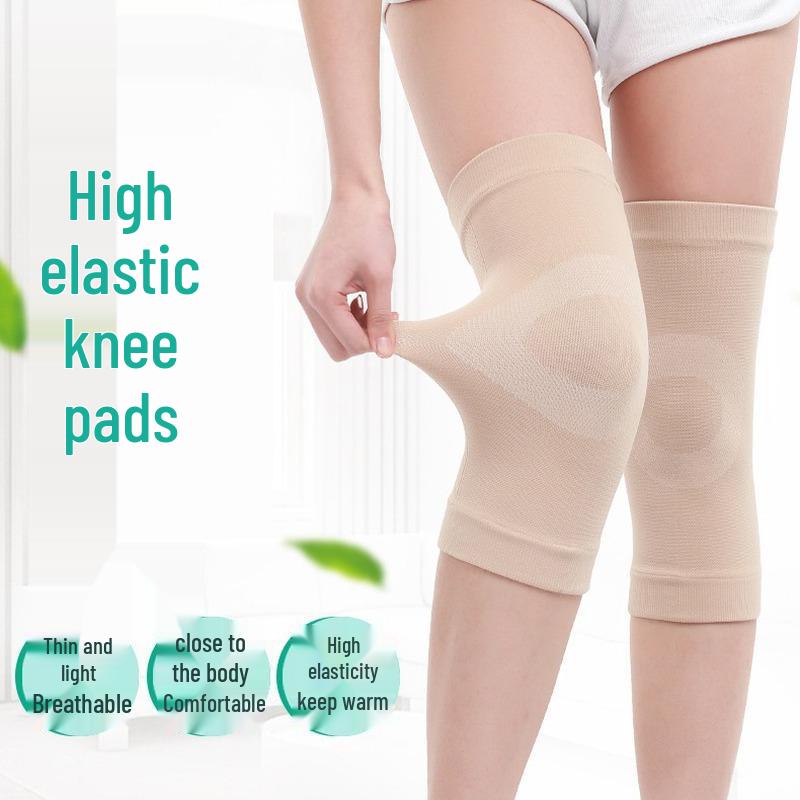 Summer Lightweight Windproof Nylon Knee Pads for Elderly: Air-Conditioned Room Warmers