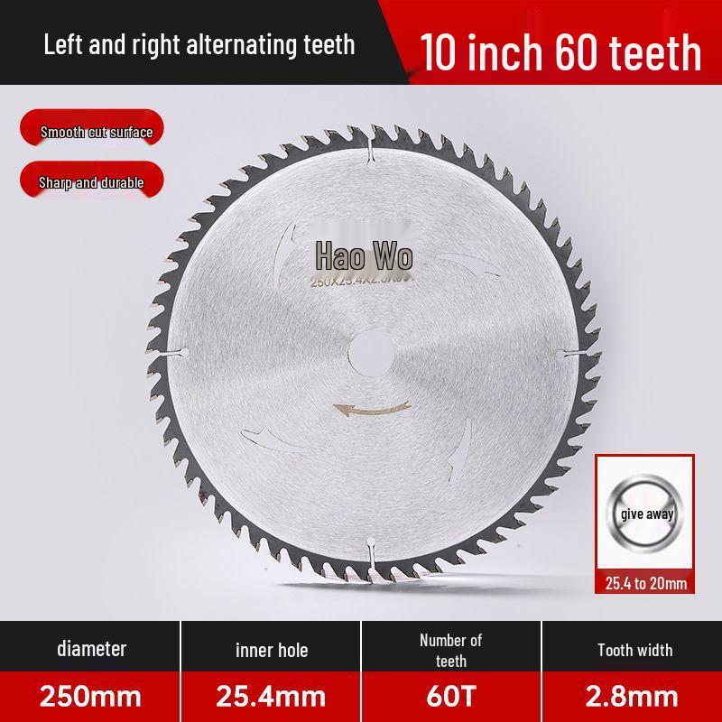 Anti-Nail Carbide Woodworking Saw Blade, Aluminum Cutting, 4-7 Inch for Handheld Angle Grinders