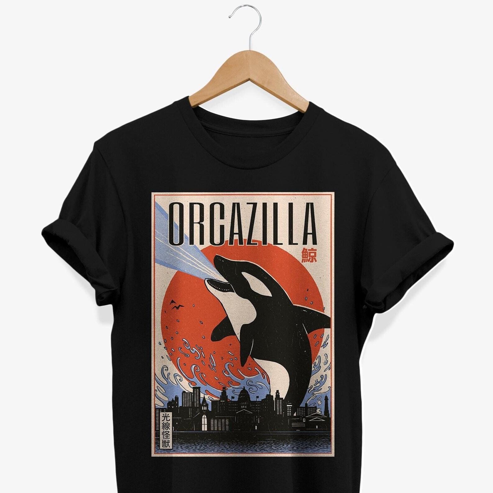 Orcazilla T-Shirt: Japanese Monster Graphic Tee S