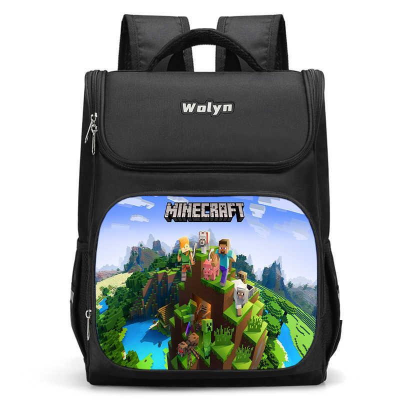 Mochila Escolar 3D Ligera de Gran Capacidad Para Niños Unisex Bolsa de Tela Oxford