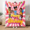 Customiz Name Personality Gracies Corner  Blanket Soft &Warm Sofa Office Bed Travel Lunch Break Blanket, Gift Suitable All Seasons