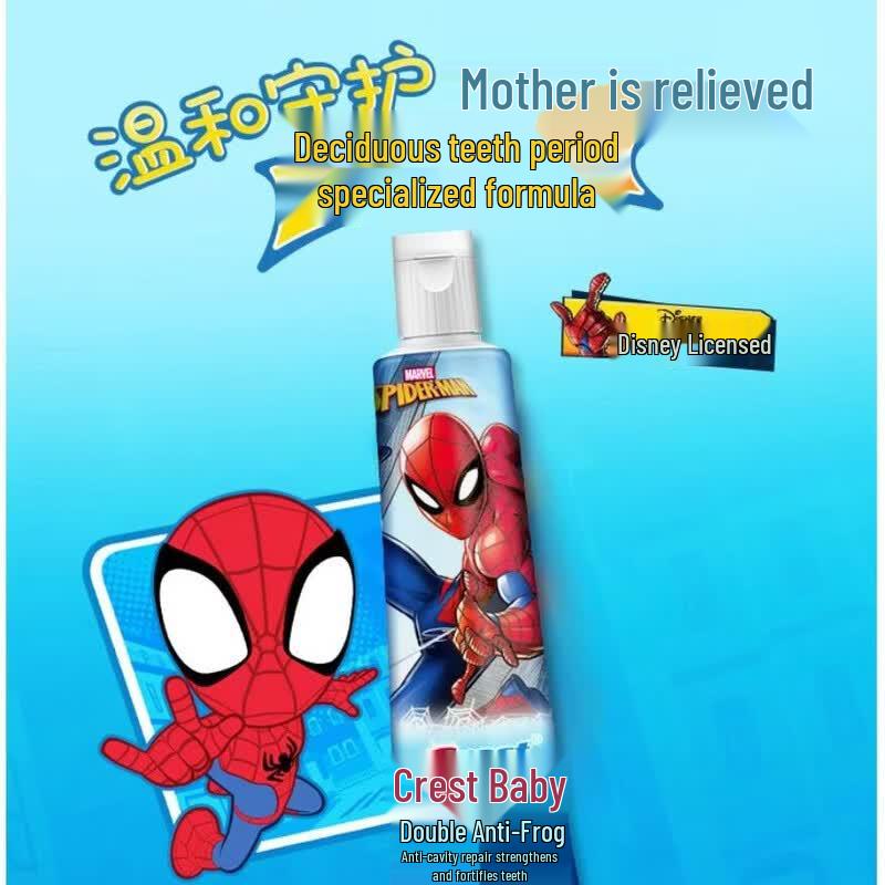 Crest Kids Spider-Man Anti-Cavity & All-Round 7-Effect Toothpaste Bundle