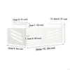 Carbon Steel Under Shelf Closet Organizer Basket, Hanging Holder for Cabinet, Desk, Kitchen, Home,