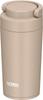 Dishwasher-safe Thermos Vacuum Insulated Portable Tumbler with Carry Handle, 320ml, Cafe Latte, JOV-320 CL