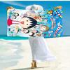 1pc Chibi Character Adventure beach towel,quick drying absorbent beach towel,outdoor sports swimming beach towel,Soft and comfortable Y7288