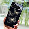 Modische Glas Hülle Für Google Pixel 9 Pro XL Gehärtetes Glas Schwarze Handy Hülle Für Google Pixel 9a Pixel9 Funda Schutz Hüllen
