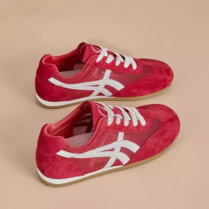 Forrest Gump Training Shoes Women's Shoes 2025 New Popular Summer Thin Super Fire Versatile Sports Casual Red Board Shoes