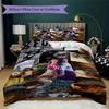 Maxton Hall Pattern Bedding,Quilt Set Quilt Cover Pillowcase Home Birthday Gift(1 * Duvet Cover + 2 * Pillowcase, Without Core)_lx