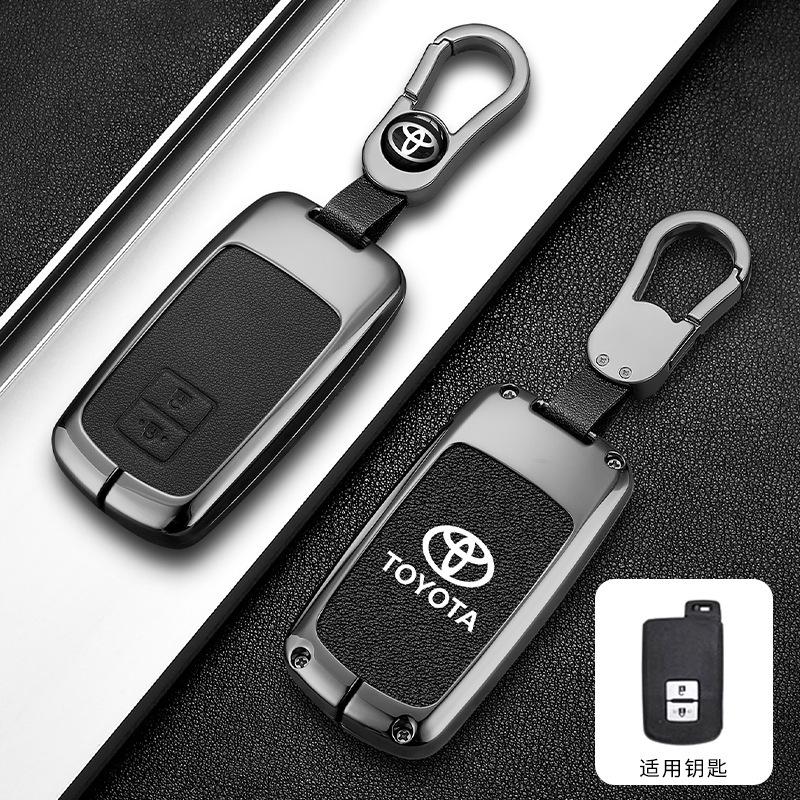 

Car Smart Remote Key Case Cover Bag For Toyota Corolla Camry RAV4 Highlander Auris CHR Avalon Land Cruiser Keychain Accessories
