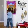 DIY Eid Mubarak Felt Ramadan Calendar With Pocket for Kids Gifts Countdown Calendrier Ramadan 2025 Kareem Muslim Party Decor