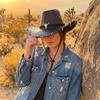 Einfarbiger Western-Cowboyhut Breiter Rand Cowgirl-Kappe Klassischer Sommerhut Reisen