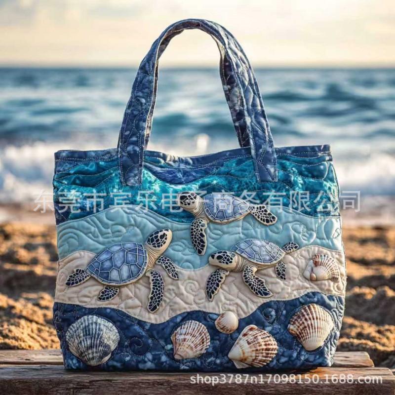 3D Printed Tote Bag 600D Oxford Cloth Womens Fashion Shoulder