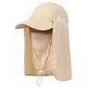 Sun Hat with Neck Flap Outdoor Hiking Camping Gardening  Wide Brim