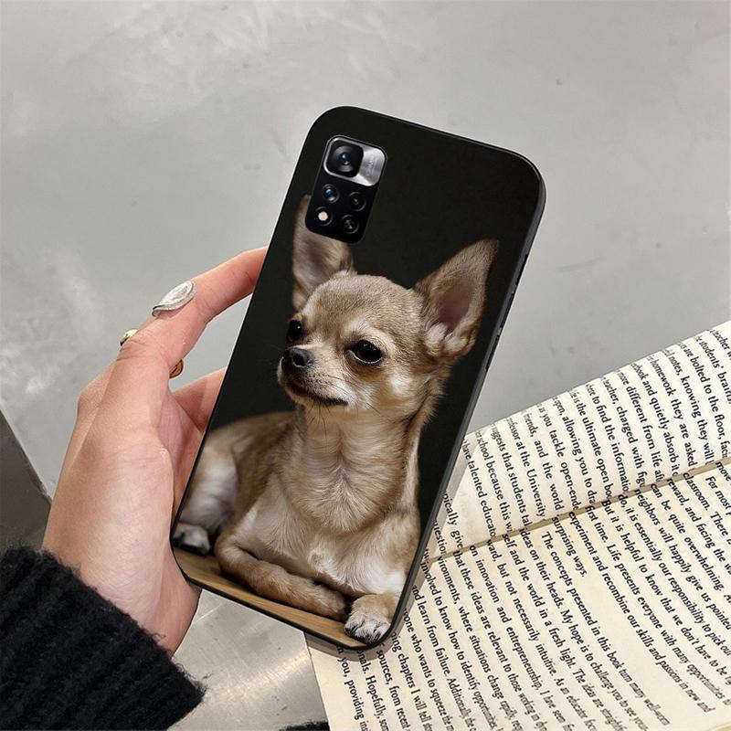 

Чехол для телефона с изображением щенка чихуахуа для Xiaomi Redmi note 13 12 Pro 11S 11 10 Pro 10S 12S Redmi 10 9C 13C Redmi 13C