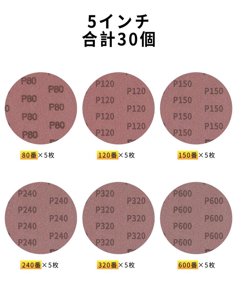 HWXINIE Mesh Sanding Round Sanding Paper for Mesh Perfect for Polishing Painted Removing Rust from Metal Sanding and DIY Woodworking Set and 5 Pieces