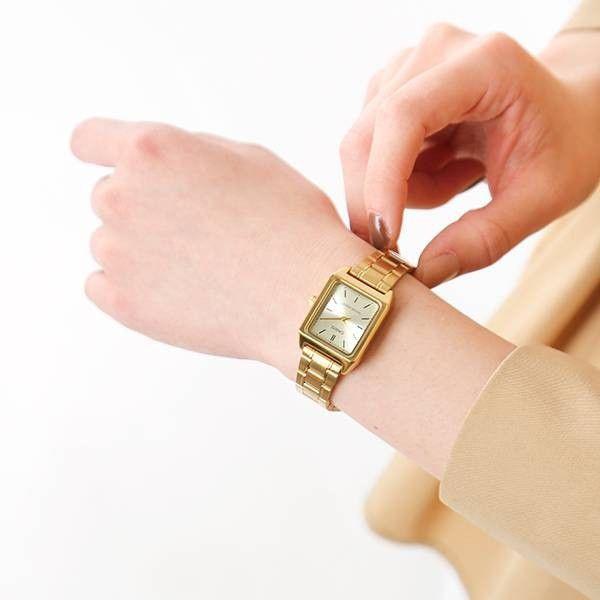 DAMENUHR CASIO LTP-V007G-9E + BOX (zd638d)