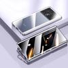 Metal Phone Case Double Sided Temper Glass For Redmi 14 13 12 Pro Plus 5G Lens Protect Anti Peeping Spy Privacy Cover Cases