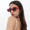 New Retro Sweet And Cool Oval Frame Square Face Trendy Sunglasses For Women Cat Eyes Sunglasses MN5539