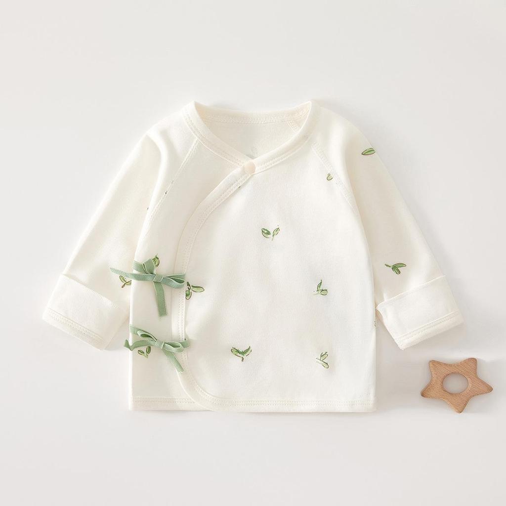 Newborn Baby Long-Sleeve Pure Cotton Top - 0-3 Months, Spring/Autumn