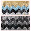 6.56ft Length Metallic Fringe Garland Tinsel Streamers Banner  Stage Party Decoration