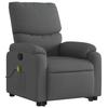 Vidaxl Lift and Massage Chair, Reclining, Dark Gray, Fabric