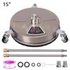 Anjie 15-inch Stainless Steel High-Pressure Surface Cleaner