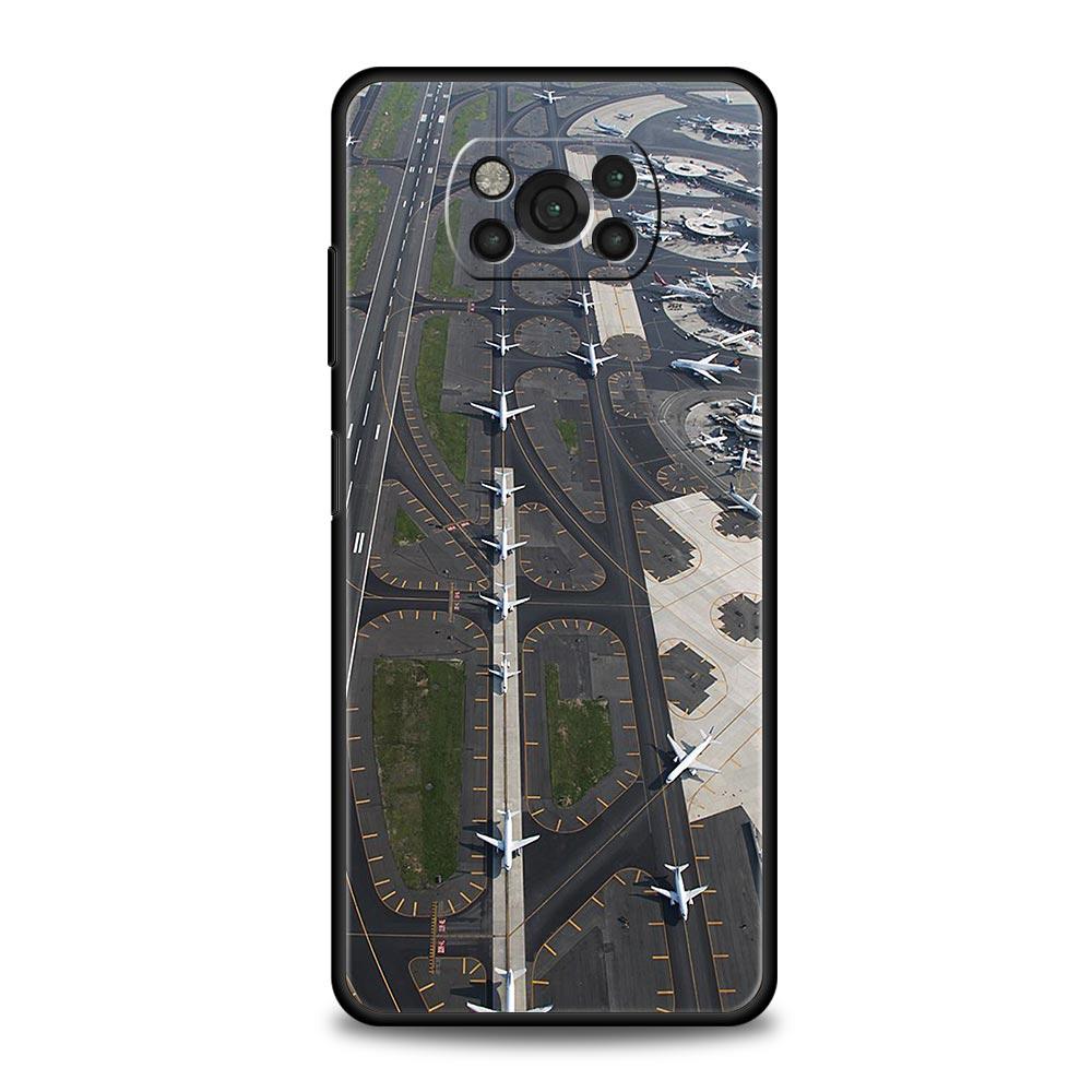 Travel-Nspired Airplane Route Phone Case Cover  for Xiaomi Poco F7 Ultra F6 F5 F4 F3 X6 X5 X4 X3 NFC C51 C55 M4 GT 5G Soft TPU