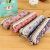 Lace Student Vintage Mini Floral Retro Flower Zipper Pouch Pencil Case Cosmetic Bag Pencil Bag