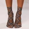 Soft Chic Leopard Print Mesh Socks Lightweight Women Socks  Elevate Your Style & Comfort