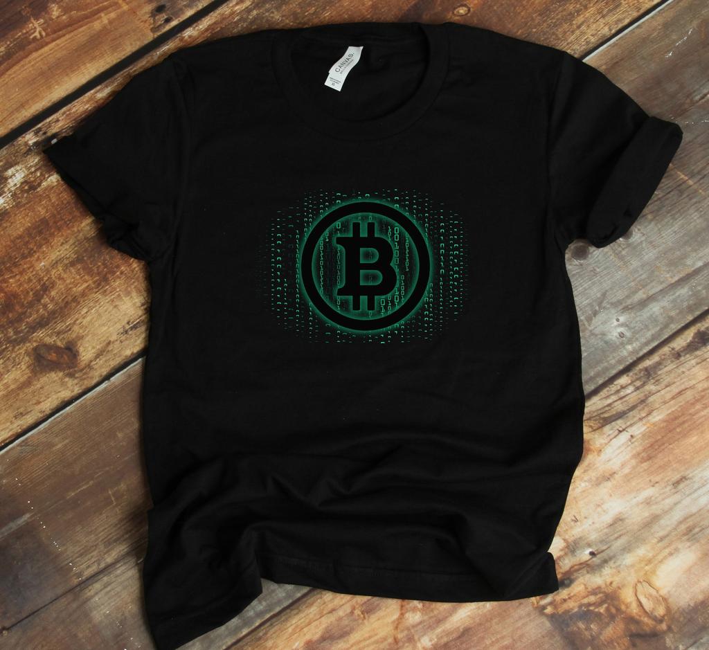Bitcoin Matrix T-Shirt, Hodl, Cryptocurrency Shirt, Bitcoin Tshirt, Crypto Tee, Bitcoin Standard, Crypto, BTC