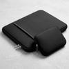 Housse Ordinateur 15" avec Pochette - Anti-Rayures pour MacBook Air/Pro HP Asus Lenovo - Noir
