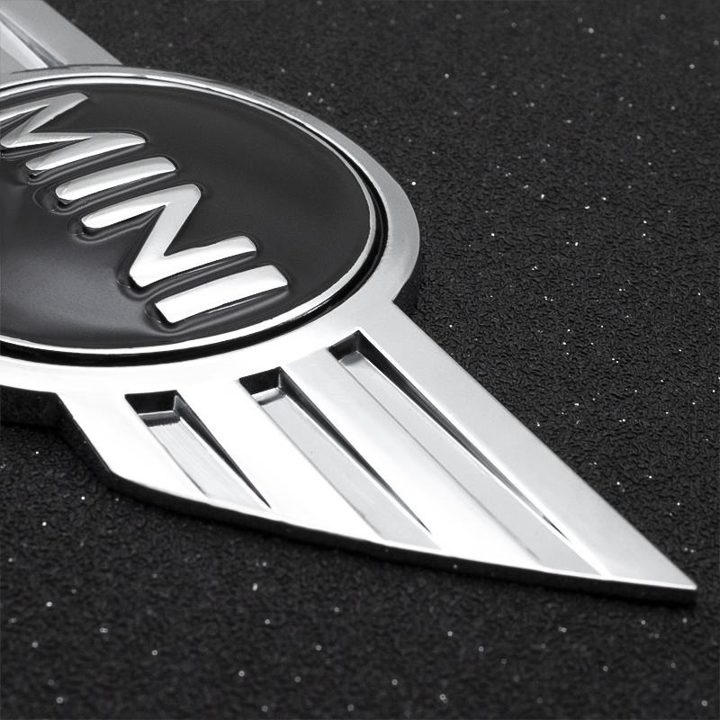 Car Hood Front Bonnet Grill Rear Trunk Emblem Logo Badge Stickers Decal For Mini Cooper R55 R56 R50 R60 R61 Logo Auto Accessorie