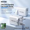 Wekome Thor 12W Fast Charger for Apple & Huawei Phones, 5V/2.4A Compatibility